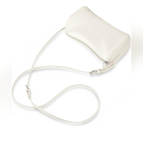 Vegan Leather Shoulder Bag Hobo Style Crossbody Purse - Picture 2 of 4